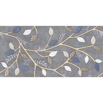 7034 Grey Decor 25x50 Πλακάκι Κεραμικό Ματ