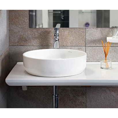 Cupa 44M Νιπτήρας Πορσελάνης Επιτραπέζιος & Επίτοιχος Φ44