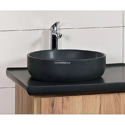 Cupa 44M Νιπτήρας Πορσελάνης Επιτραπέζιος & Επίτοιχος Φ44