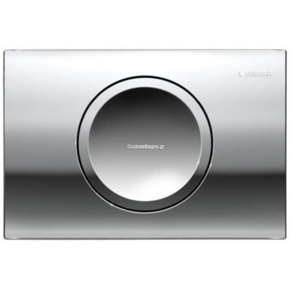 Geberit 115.109.46.1 DELTA 15 Πλακέτα Καζανακιού Μονής Ροής Χρωμέ Ματ