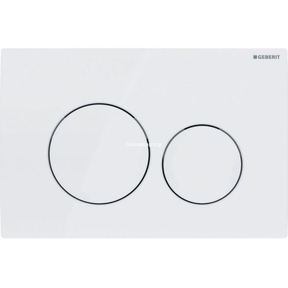 Geberit 115.127.11.1 DELTA 20 Πλακέτα Καζανακιού Διπλής Ροής Λευκό