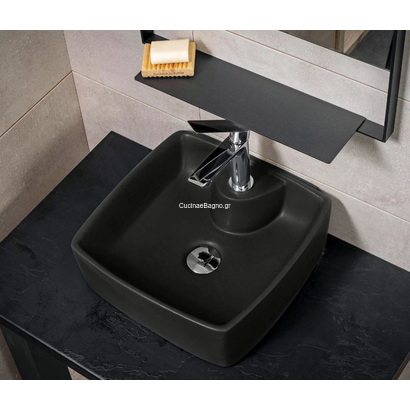 Ios 38 Νιπτήρας Πορσελάνης Επιτραπέζιος & Επίτοιχος 38x38