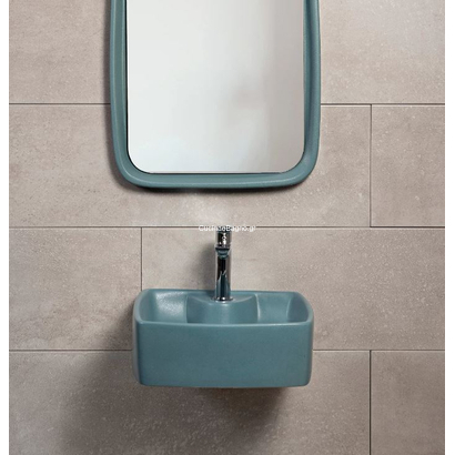 Ios 38 Νιπτήρας Πορσελάνης Επιτραπέζιος & Επίτοιχος 38x38