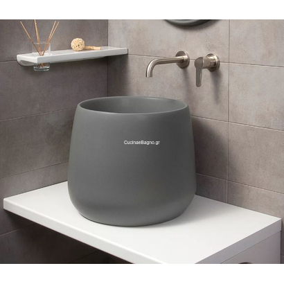 Kaspo 41 Νιπτήρας Πορσελάνης Επιτραπέζιος Φ41