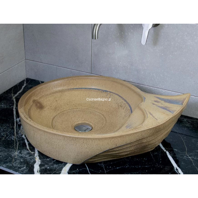 Kochili 61 Νιπτήρας Πορσελάνης Επιτραπέζιος 61x44,5