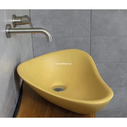 Kos 53 Νιπτήρας Πορσελάνης Επιτραπέζιος 53x37