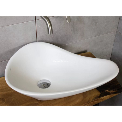 Kos 53 Νιπτήρας Πορσελάνης Επιτραπέζιος 53x37