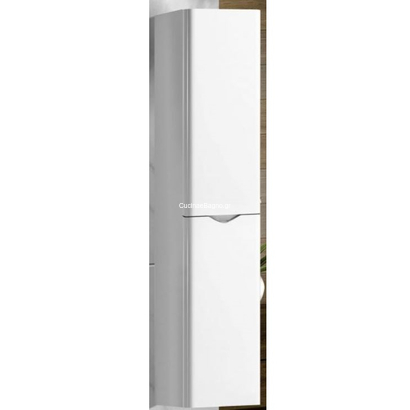 Gloria Saloon Colona Λευκή 30x25x150 Κολώνα Έπιπλο Μπάνιου Κρεμαστό 27-5030