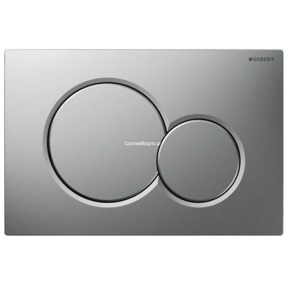 Geberit 115.770.JQ.5 SIGMA 01 Πλακέτα Καζανακιού Διπλής Ροής Χρωμέ Ματ