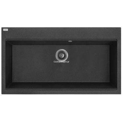 LAVEO Tau Black 90x50 Νεροχύτης Γρανίτης