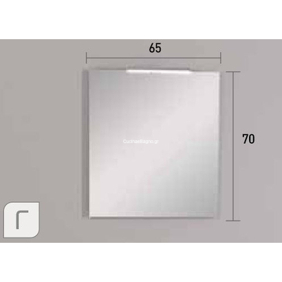 ProBagno 952Γ 65x45 Έπιπλο Μπάνιου Κρεμαστό