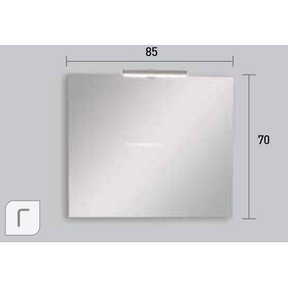 ProBagno 954Γ 85x50 Έπιπλο Μπάνιου Κρεμαστό