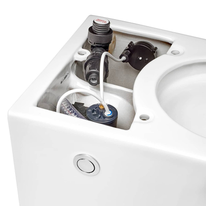 OptimFlush Λεκάνη Rimless δαπέδου Με Κάλυμμα