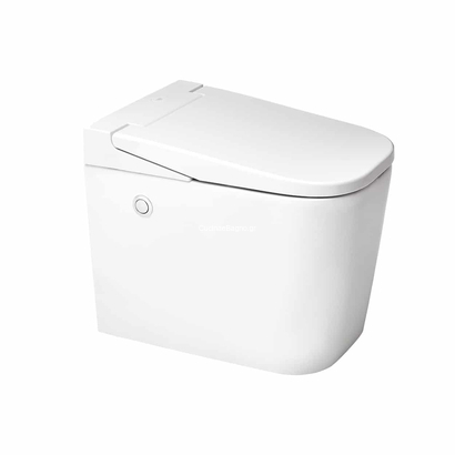 OptimFlush Λεκάνη Rimless δαπέδου Με Κάλυμμα