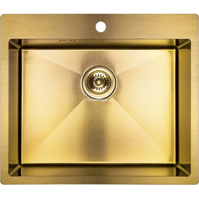 LAVEO Marmara Gold 59x51 Νεροχύτης Ανοξείδωτος
