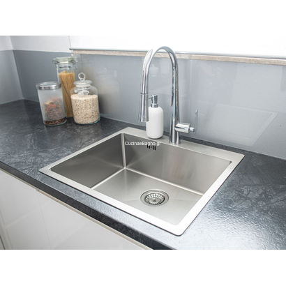 LAVEO Marmara Inox 59x51 Νεροχύτης Ανοξείδωτος