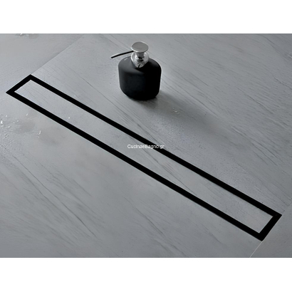 MaxiFlow Scala Black 50 cm Σιφωνι - Κανάλι Ντουζιέρας Δαπέδου