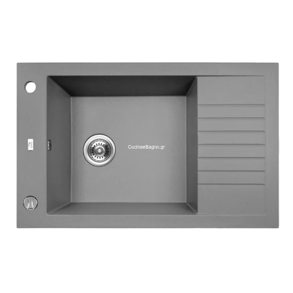 LAVEO Pionier Grey 78x50 Νεροχύτης Γρανίτης
