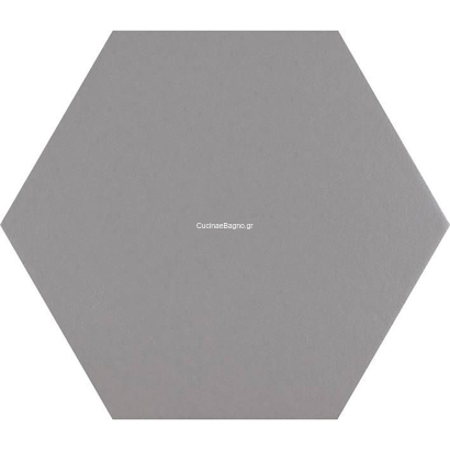 Basic Grey Hex 22x25 Porcellanato Εξάγωνο Γκρι