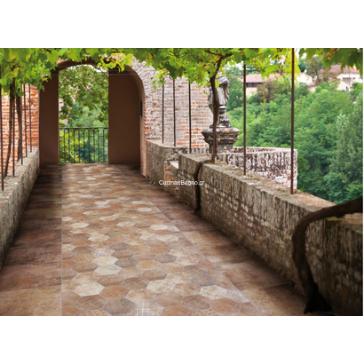Abadia Decor Hex 22x25 Porcellanato Δαπέδου & Τοίχου Διακοσμητικό Εξάγωνο