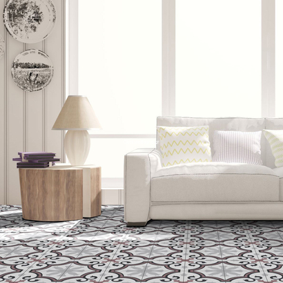 Lagour Red 25x25 Porcellanato Δαπέδου & Τοίχου Vintage