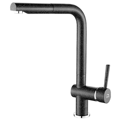 LAVEO Luna Black Μπαταρία Κουζίνας Με Ντους BLZ 769D