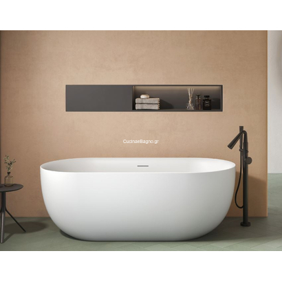 Karag DANAE C922-1600W Bianco Opaco 160x75 Μπανιέρα Ελεύθερης Τοποθέτησης