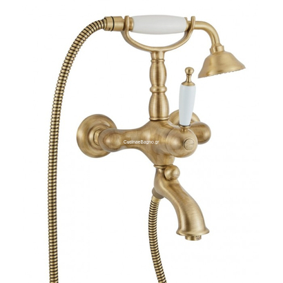 Oioli London Bronze Μπαταρία Λουτρού Ρετρό LOVE010RO