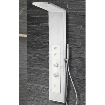 Karag ELLI S9237-5 Στήλη Υδρομασάζ Λευκή Ματ