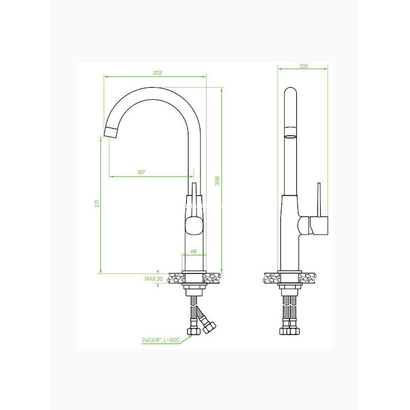 LAVEO Pola Χρωμέ Μπαταρία Κουζίνας BAP 068D