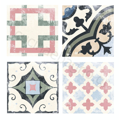 Heritage 25x25 Porcellanato Δαπέδου & Τοίχου Διακοσμητικό