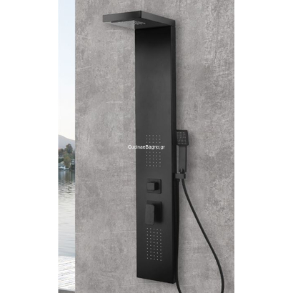 Karag KOS A7307 Στήλη Υδρομασάζ Μαύρη