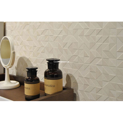 Origami Beige 25x75 Πλακάκι Τοίχου Ματ Ανάγλυφο