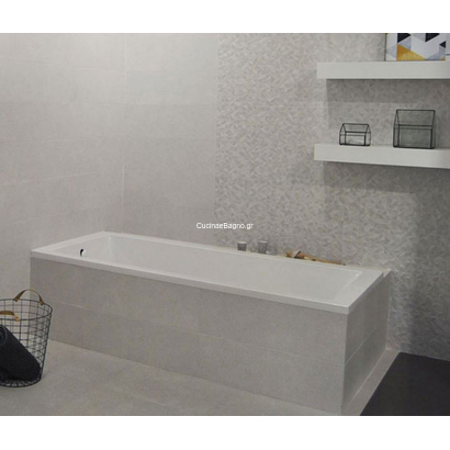 Origami Gris 25x75 Πλακάκι Τοίχου Ματ Ανάγλυφο