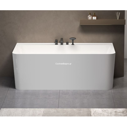 Karag RHODES C966-1600 Bianco Lucido 160x75 Μπανιέρα Ελεύθερης Τοποθέτησης