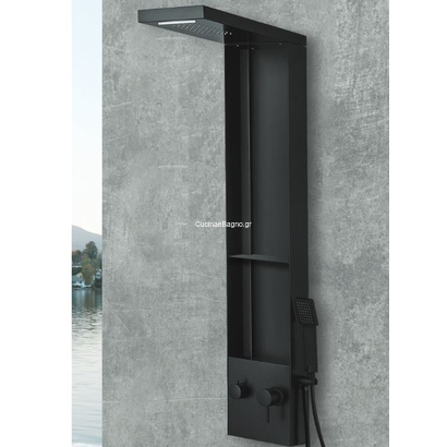 Karag THASOS A7138 Στήλη Υδρομασάζ Μαύρη