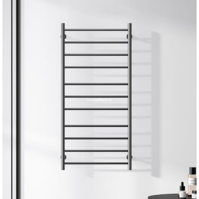 Karag Trumpet Gun Metal 48x100 Ανθρακί Θερμαντικό Σώμα Ρεύματος 220-240 V