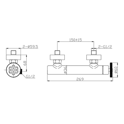 KARAG Inna 23504 Μπαταρία Ντουζιέρας