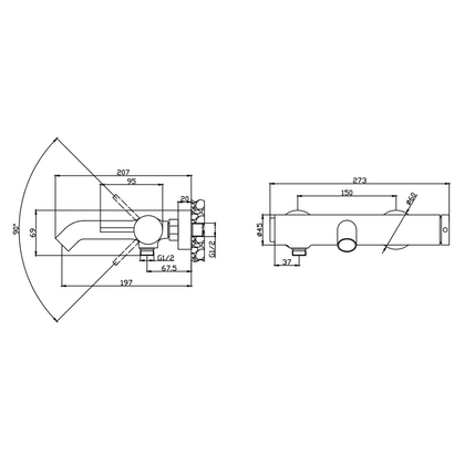 KARAG Joan Cromo 24603-425A Μπαταρία Λουτρού