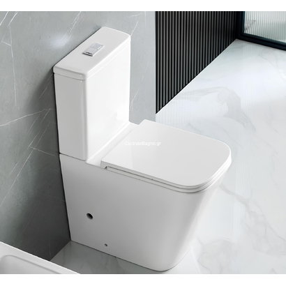 Karag LT 2175A Rimless BTW 60,5cm Λεκάνη Με Καζανάκι