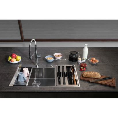 Franke Box Center BWX 220-54-27 Νεροχύτης Inox 86x51 127.0538.259