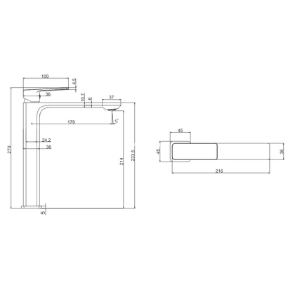 KARAG Delos FV11C299H-CP Μπαταρία Νιπτήρα Επιτραπέζια