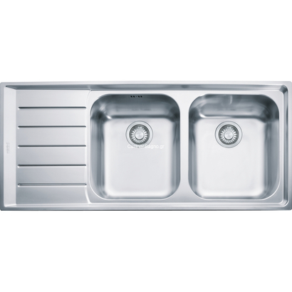 Franke Neptune NEX 621-116 Νεροχύτης Inox 116x51 101.0191.485/101.0191.486