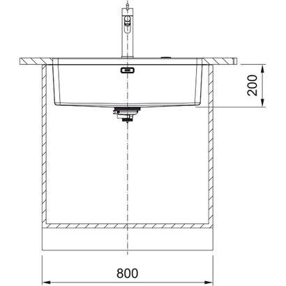 Franke Mythos MYX 110-70 Νεροχύτης Inox 74x44 122.0703.894