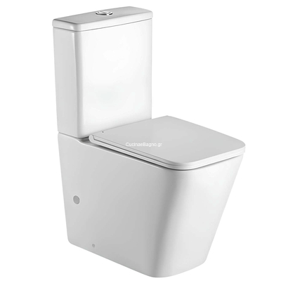 Karag LT 2175A Rimless BTW 60,5cm Λεκάνη Με Καζανάκι