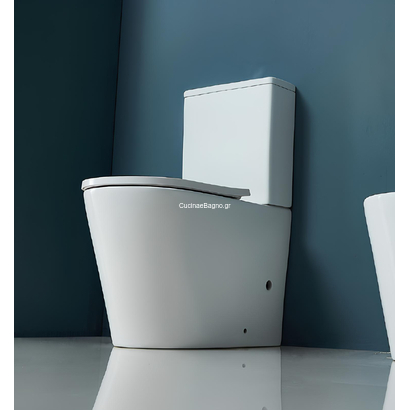 Karag Zina LT 2149A-R Rimless Λεκάνη Με Καζανάκι 63cm