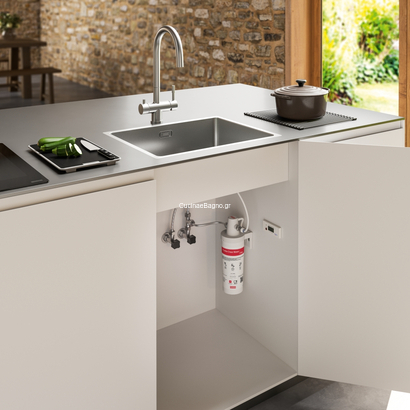 Franke Eos Triflow Inox Αναμεικτική Μπαταρία Διπλής Ροής 120.0179.979