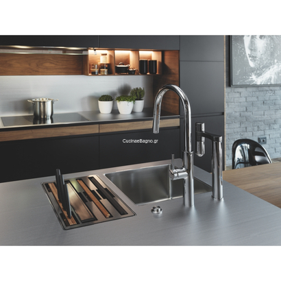 Franke Vital Capsule Filter Chrome/Gun Metal Μπαταρία Φιλτραρίσματος 120.0621.228