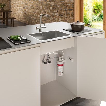 Franke Atlas Triflow Inox Αναμεικτική Μπαταρία Διπλής Ροής 120.0179.978