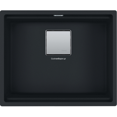 Franke Kubus 2 KNG 110-52 Matte Black 56x46 Νεροχύτης Υποκαθήμενος 125.0675.243